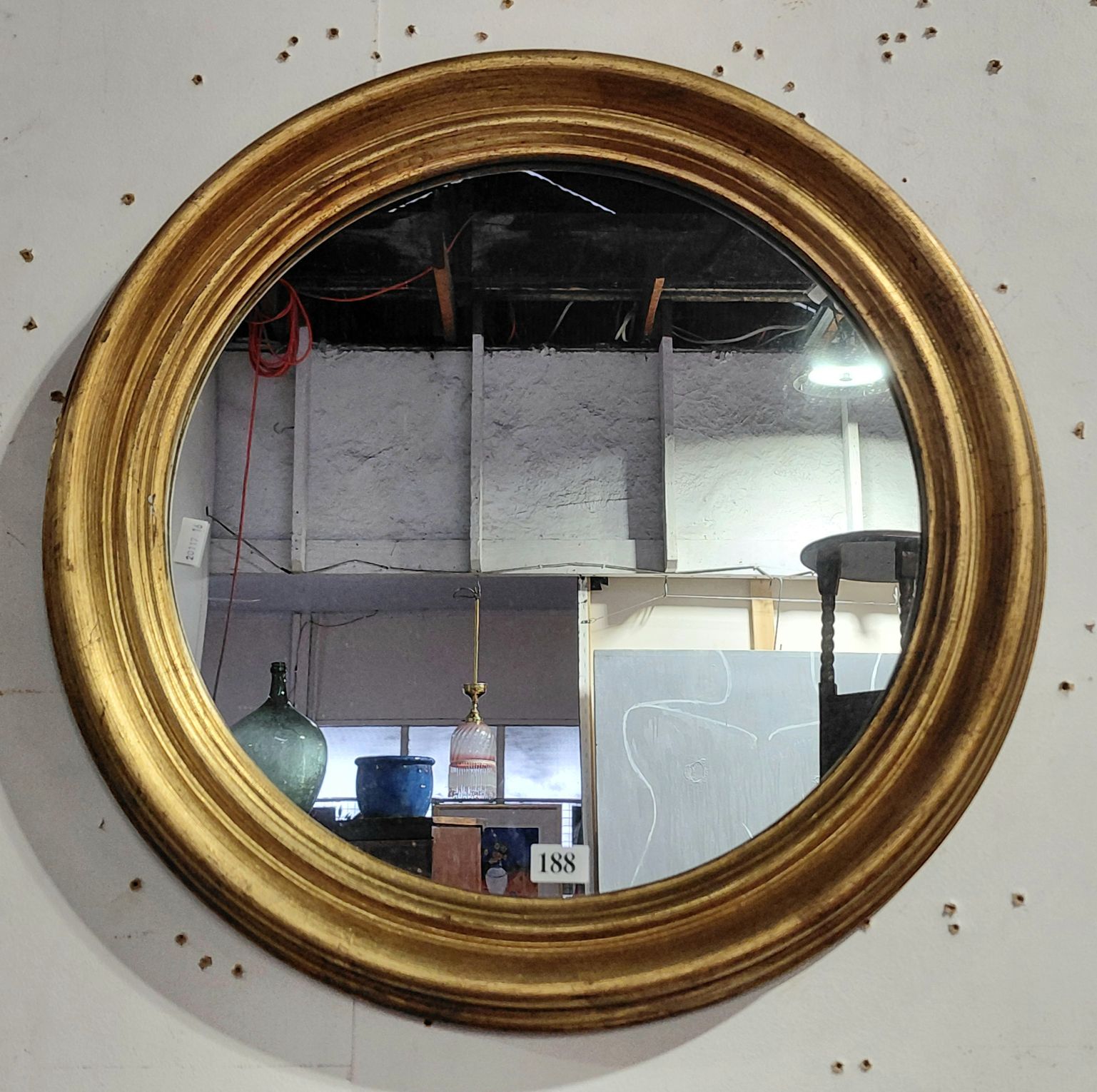 188 · MODERN CIRCULAR FRAMED MIRROR