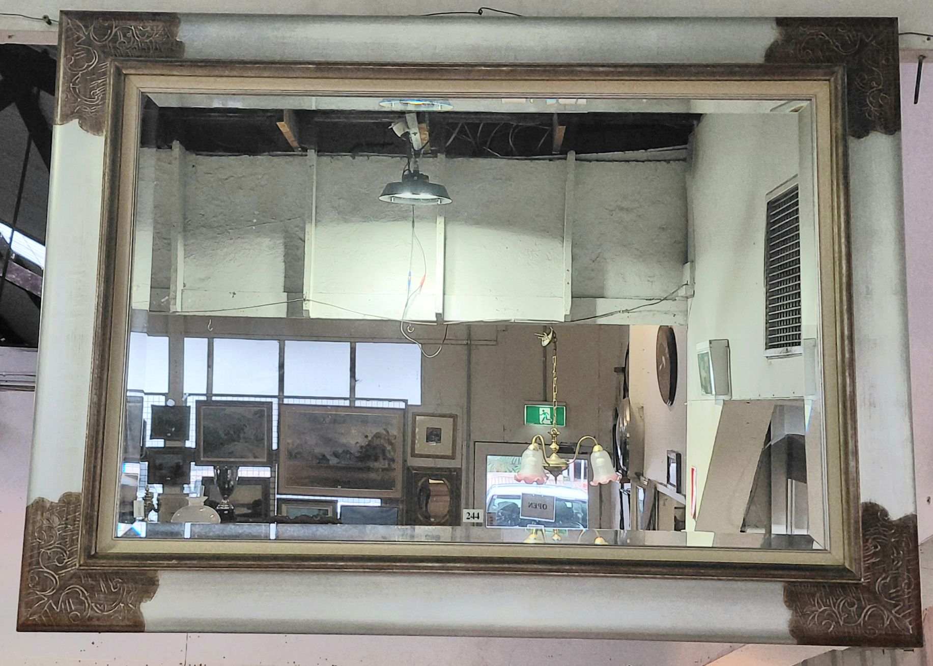 244 · LARGE WALL MIRROR