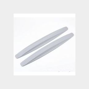 Universal Car Body Carbon Fiber Bumper Guard Protector Sticker 2 Piece White |