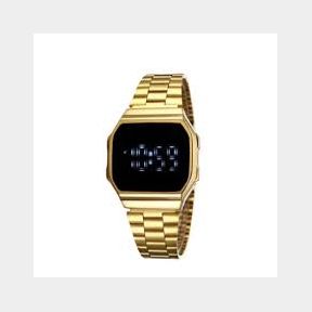 Minimalist Touch Screen Electronic Watch - Gold - Bar 9902142713033 - 51739/1741 AS B1 (S8)