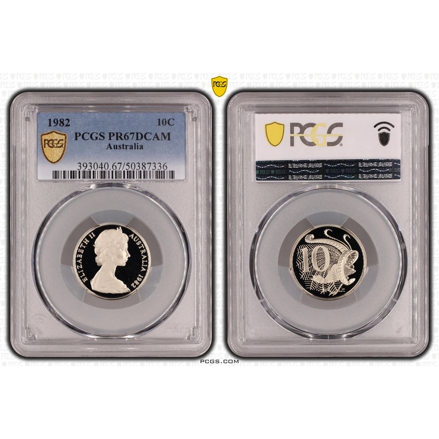 Ten Cent, 1982, PCGS PR67DCAM