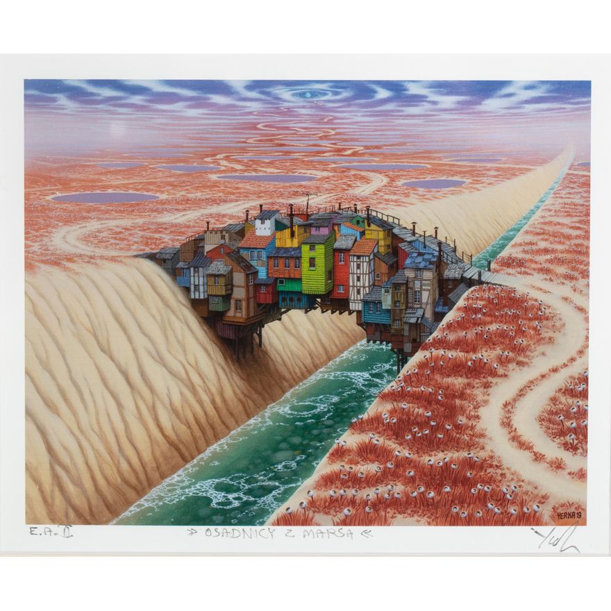 Jacek Yerka | Osadnicy z Marsa