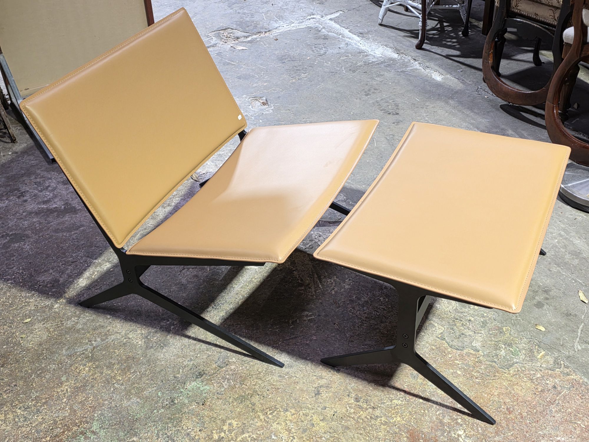 56 · MID CENTURY MODERN STYLE LOW BOY CHAIR