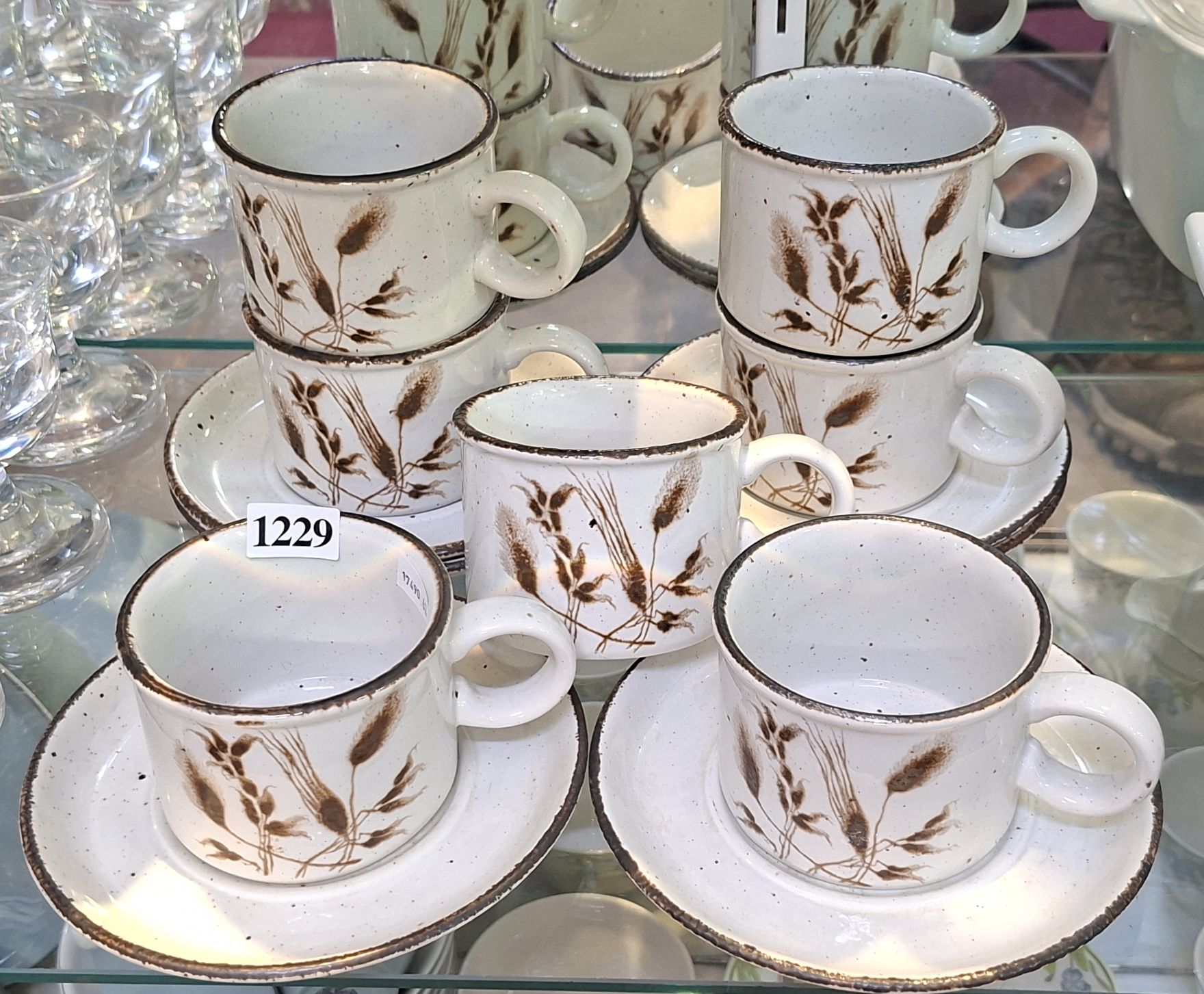 1229 · MIDWINTER STONEWARE COFFEE SERVICE