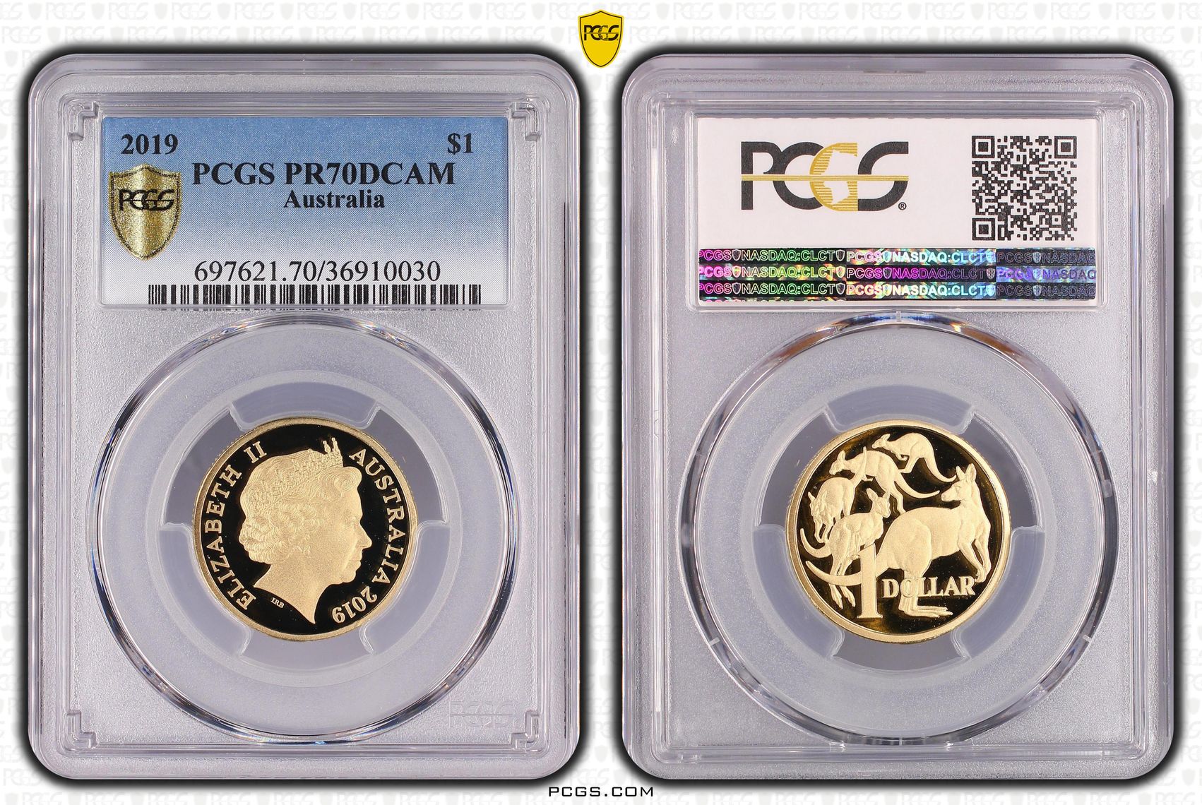 One Dollar, 2019, PCGS PR70DCAM
