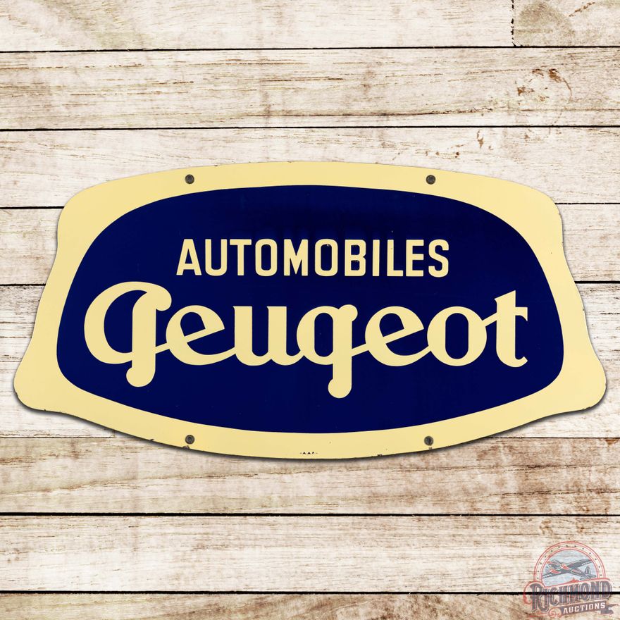 Peugeot Automobiles DS Porcelain Sign