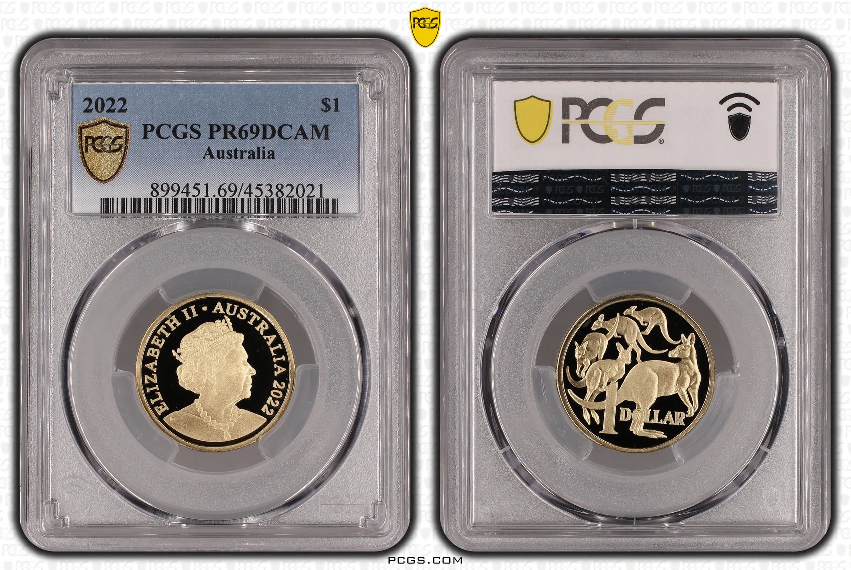 One Dollar, 2022, PCGS PR69DCAM