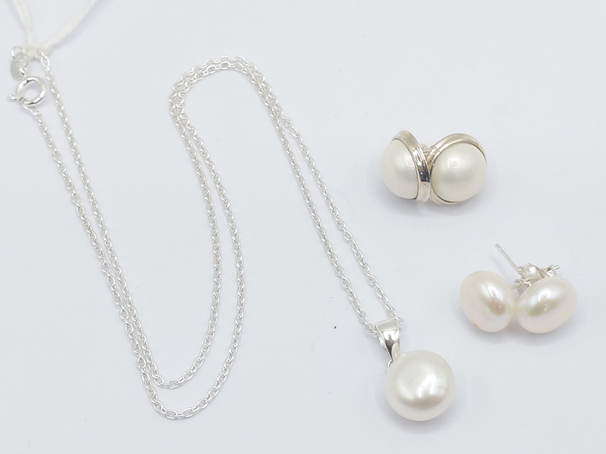 Sterling Silver Pearl Jewellery