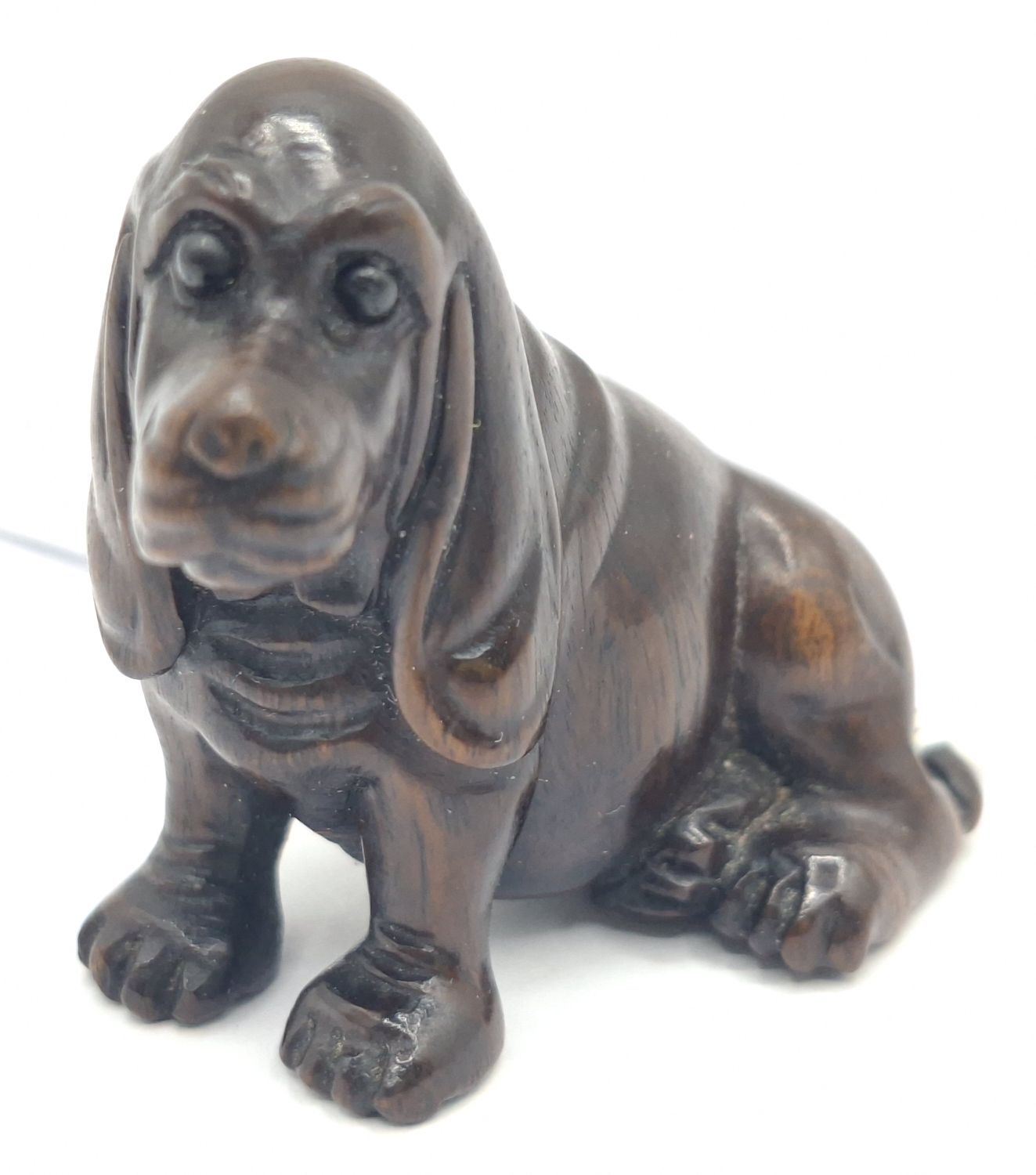 113 · CARVED ROSEWOOD JAPANESE NETSUKE