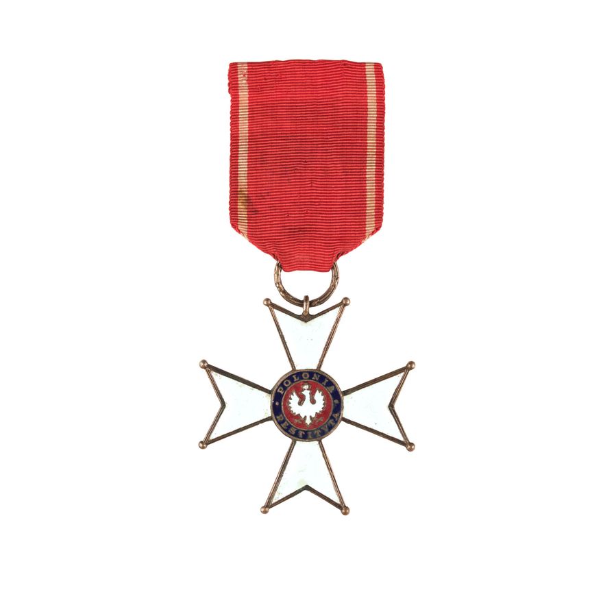 KRZYŻ KAWALERSKI ORDERU ODRODZENIA POLSKI „POLONIA RESTITUTA” IV KLASY, 1918 R.