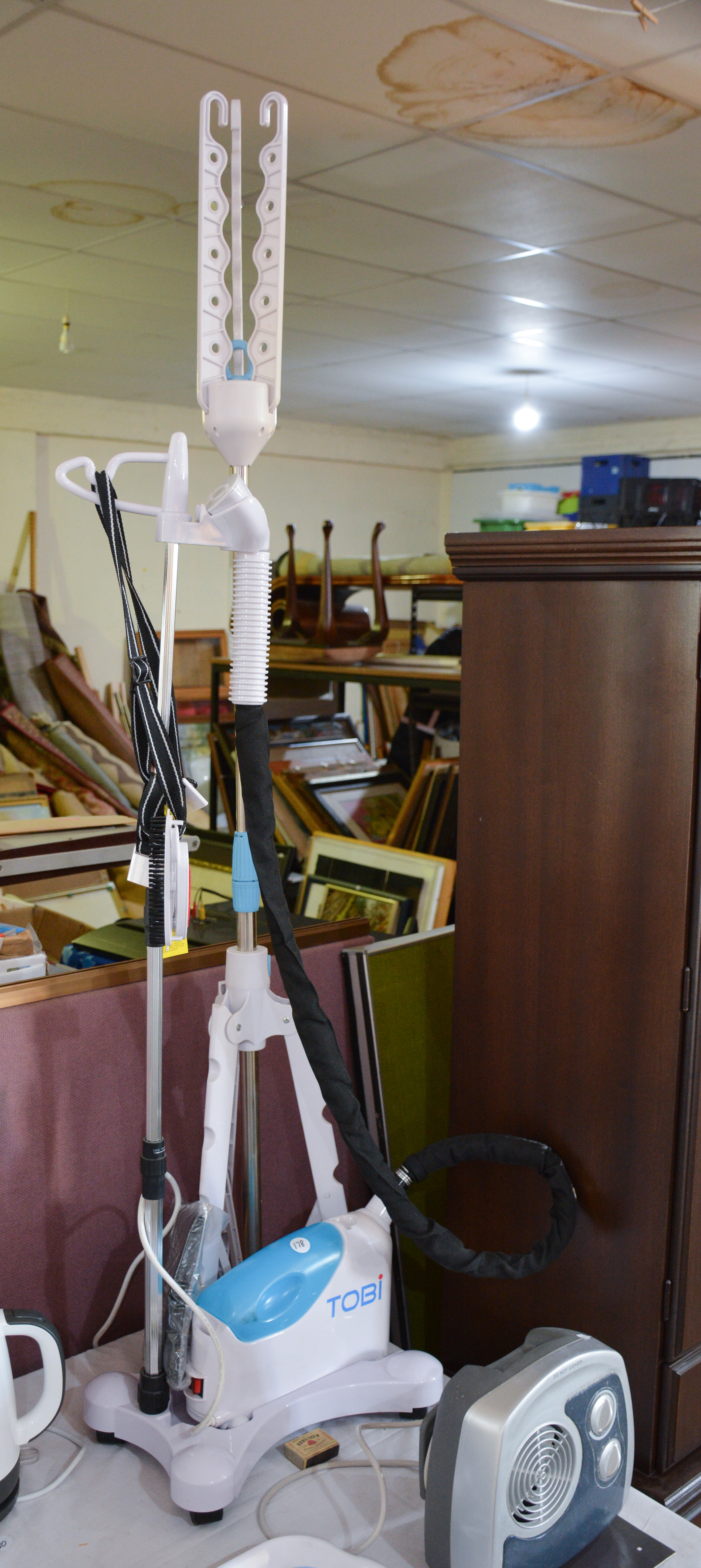 Blue and White Tobi Garment Steamer (New) — NZ auction result