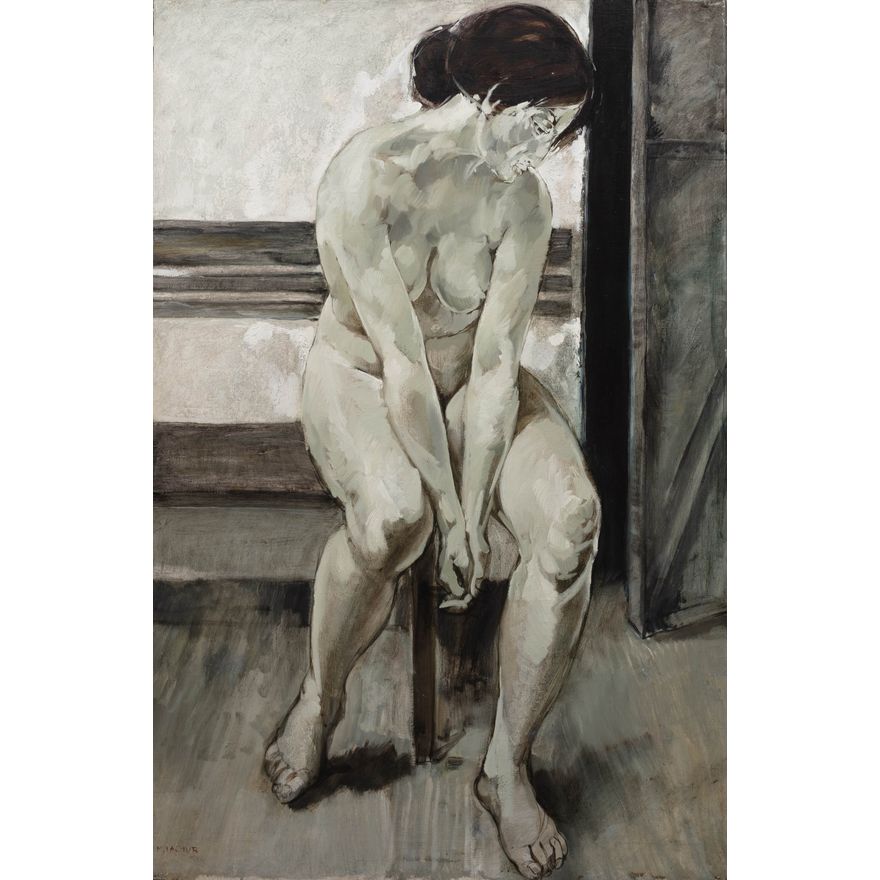 Maciej Lachur | Akt siedzącej, lata 1986–88