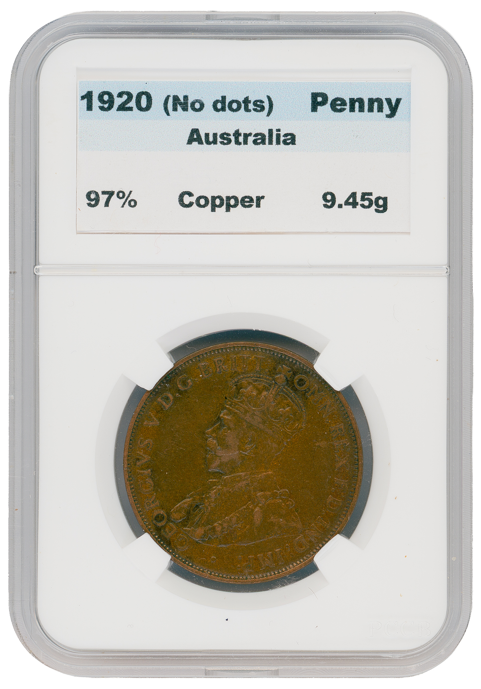40 · No Dots, Penny, 1920,