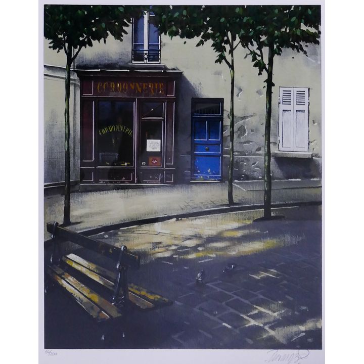 Thomas Pradzynski 'Cordonnerie' S/N Lithograph. Edition 56/200.