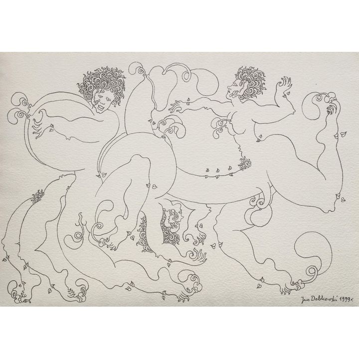 Jan Dobkowski | Rysunek erotyczny, 1999 r.