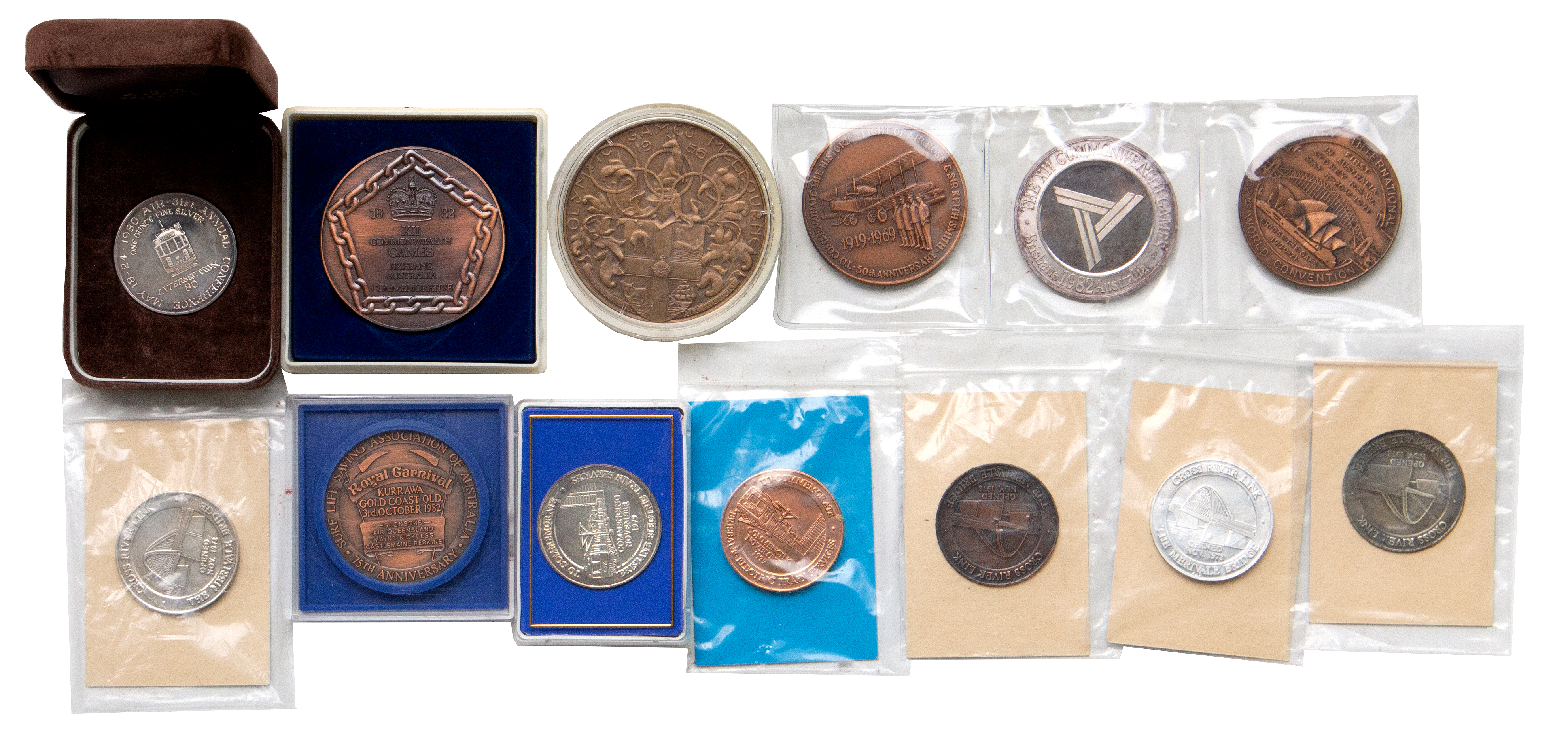 Melbourne Olympic Games Participant Medal, 1956, EF