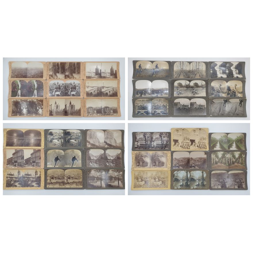 Stereograph Cards - USA (x36)