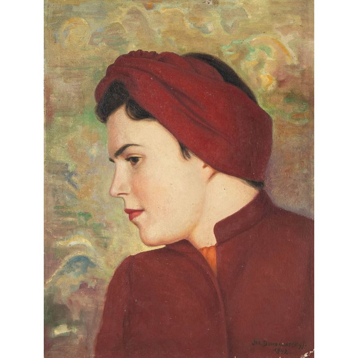 MN | Portret kobiety w turbanie, 1942 r.