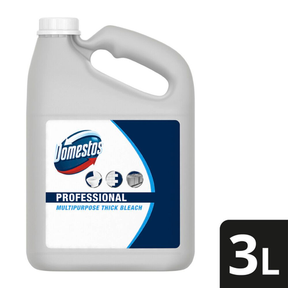 Domestos Professional Regular Multipurpose Stain Removal Thick Bleach Cleaner 3L |