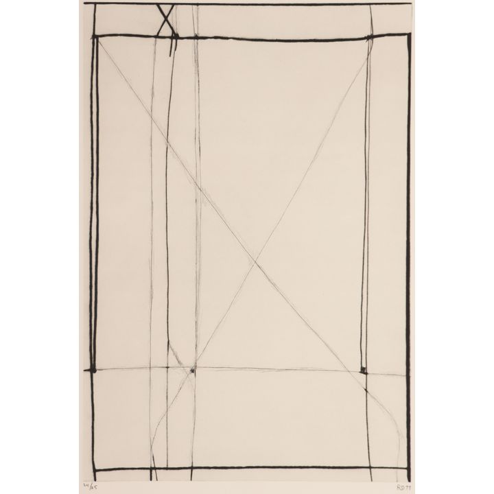 Richard Diebenkorn ''Nine Drypoints and Etchings #1"