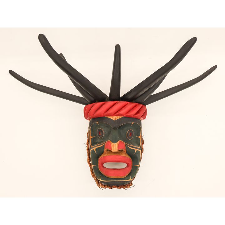 Vince Shaughnessy ''King of the Sea'' 1995 Cedar Mask