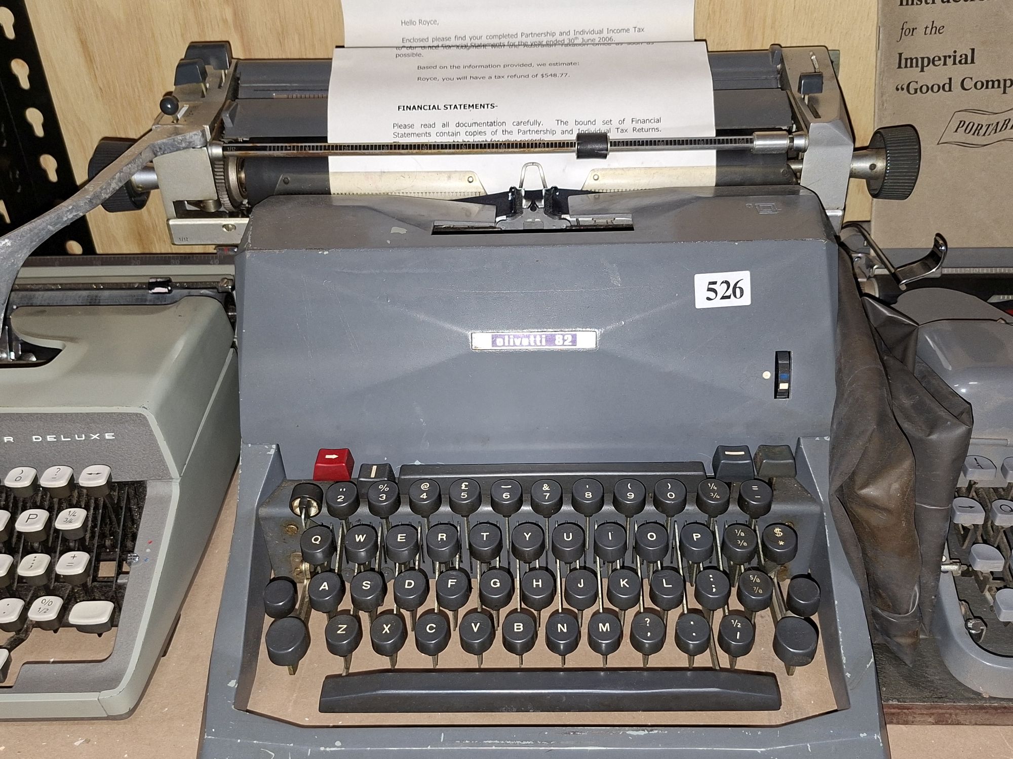 Olivetti 82 Industrial Typewriter