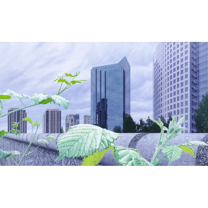 David Bobroff ''Return to Pangaea'' 2016 Oil