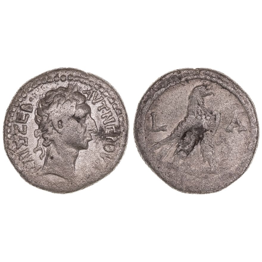 Roman Provincial, Nerva, Roman Emperor, Billon Tetradrachm, 96 - 98 AD,  gF -aVF