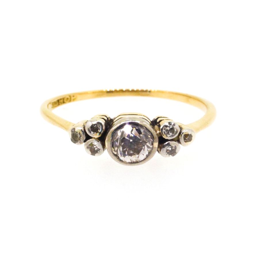 Diamond Antique Style Ring 1.73g
