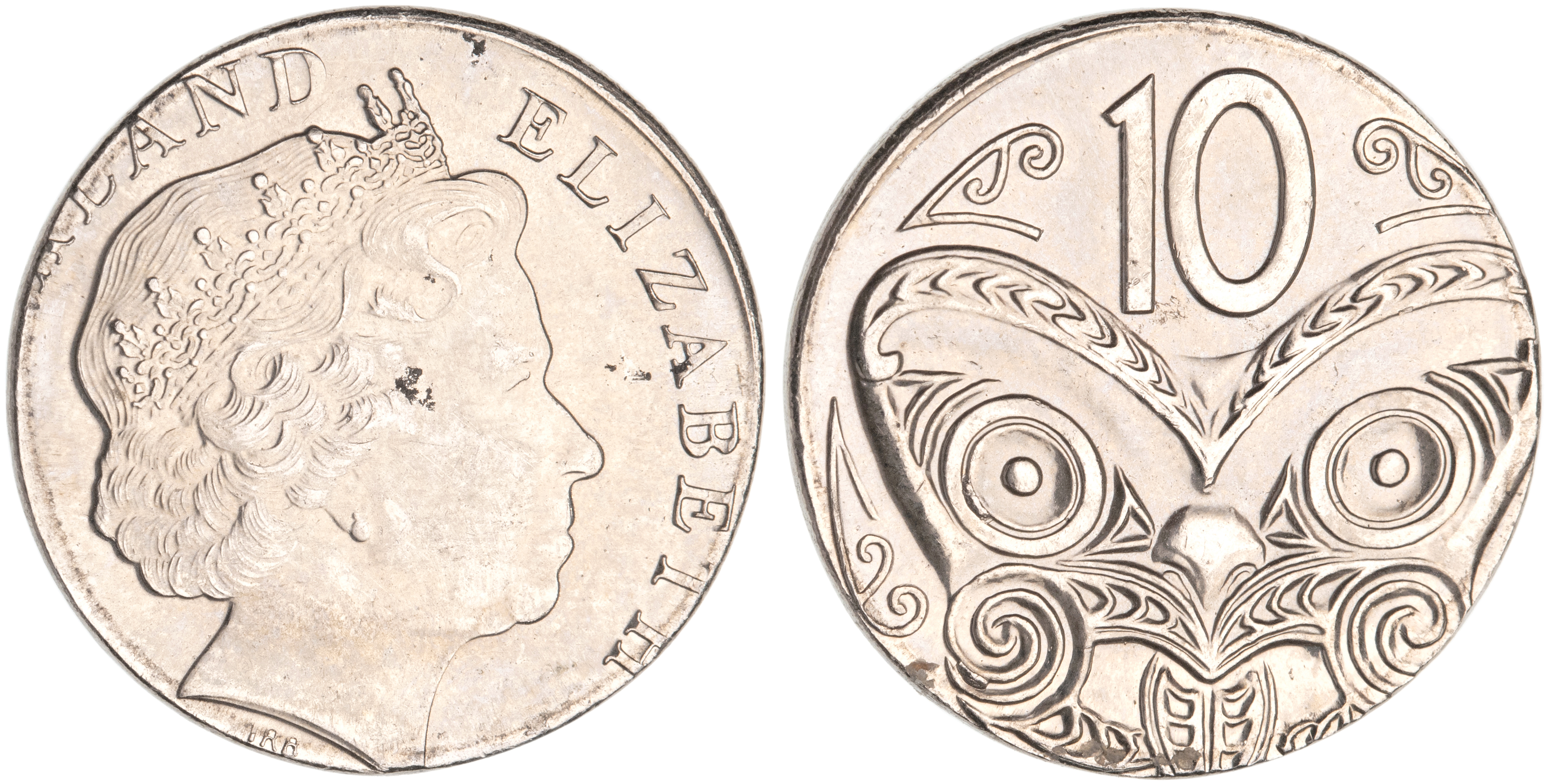 New Zealand, Elizabeth II, Ten Cents, CHU