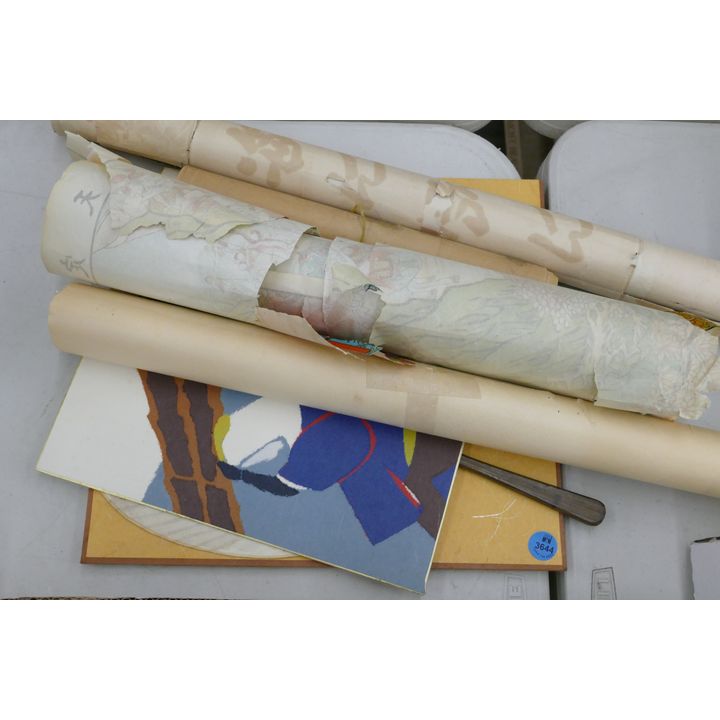 Stack Old Chinese Posters etc.