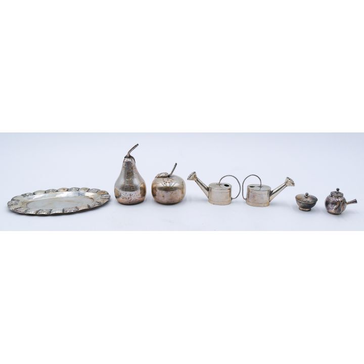 Box Sterling Figural Shakers & Miniatures - 142 Grams TW