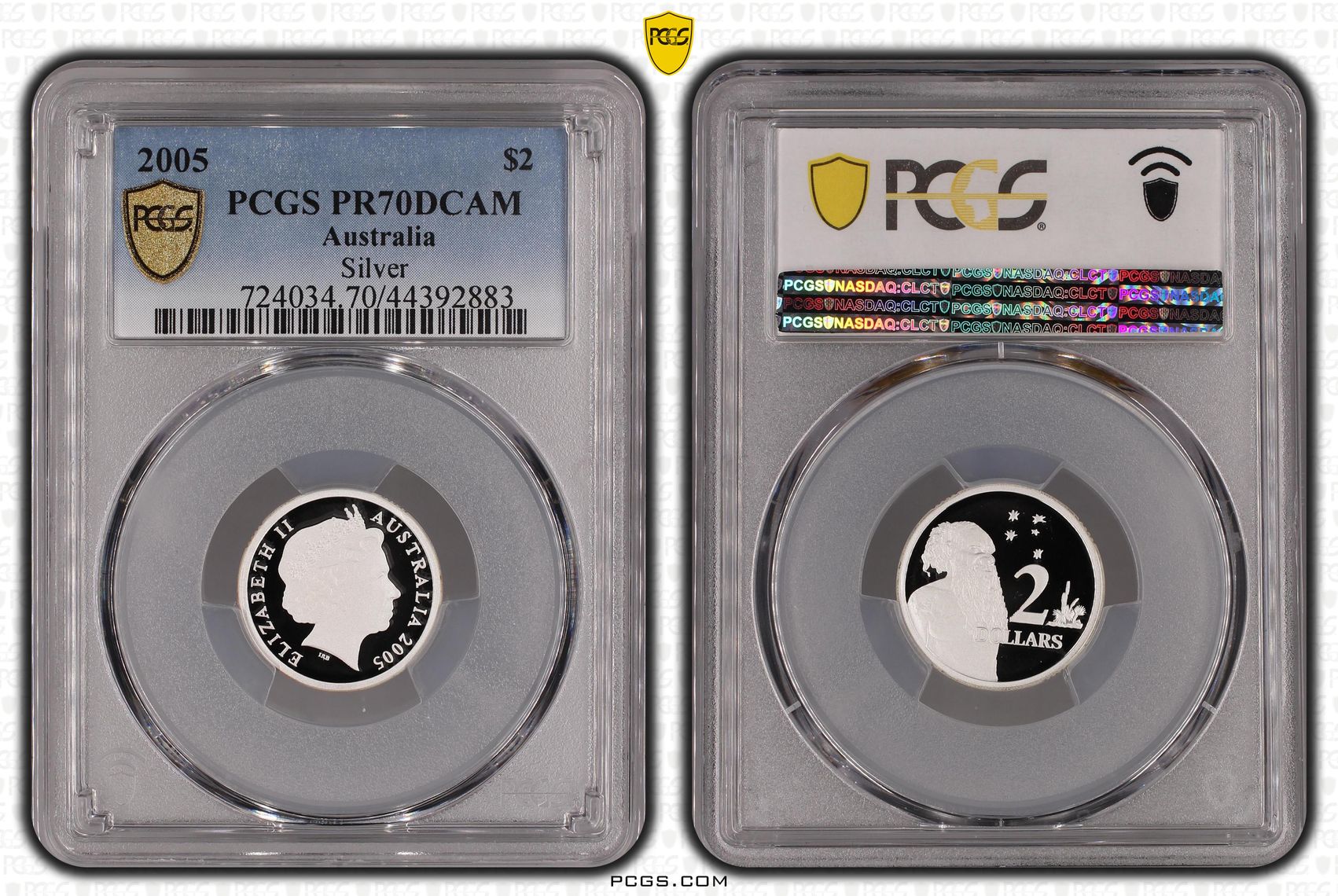 2005 Australia Two Dollar, $2 Silver Silver PCGS - PR70DCAM POP 7/0 -883