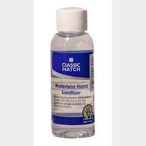 Classic Match Hand Sanitizer 70 Alcohol Based - 50ml - 70 Alcohol that kills 99.9 of Germs - 51662/982 P3 (A3) SB