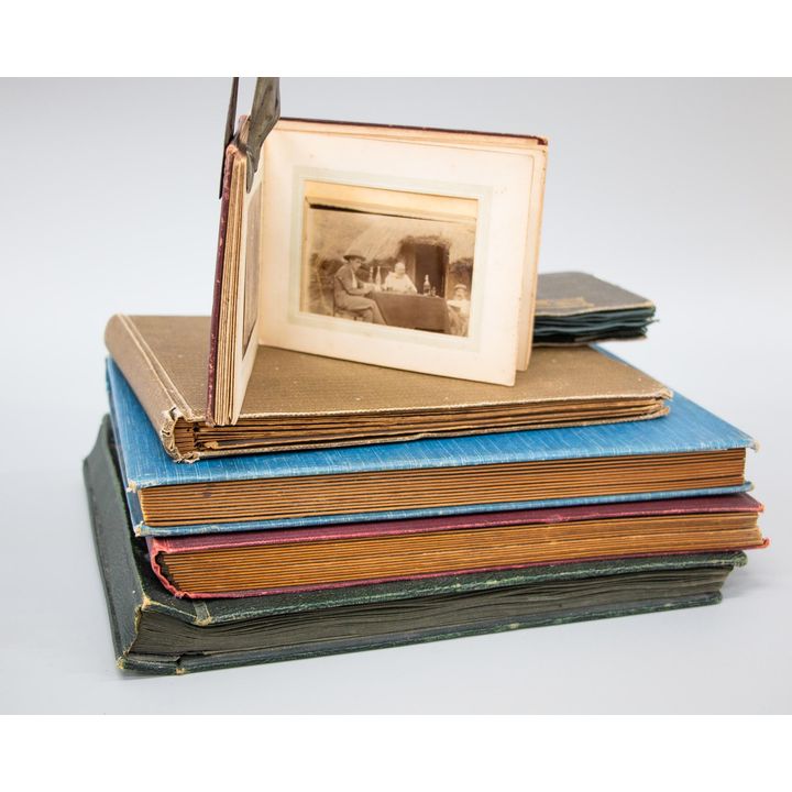 BUNDLE OF PHOTOGRAPH ALBUMS - Four albums mainly family snapshot albums dating from 1920's to 1940's.