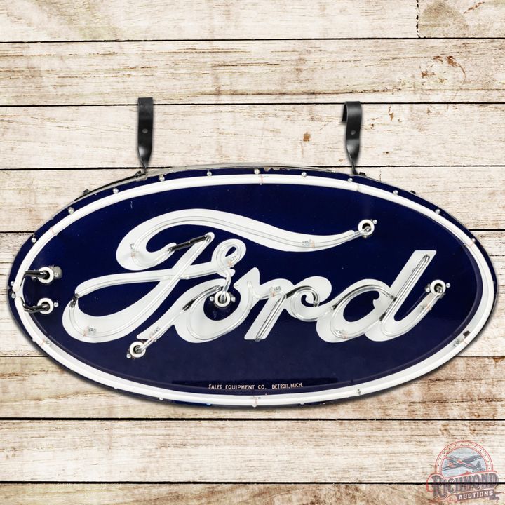 4' Ford Oval DSP Neon Sign - 9 & 8.9
