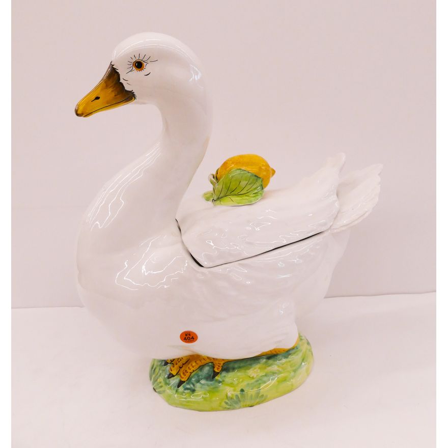 Neiman Marcus Italian Goose Tureen- 16''
