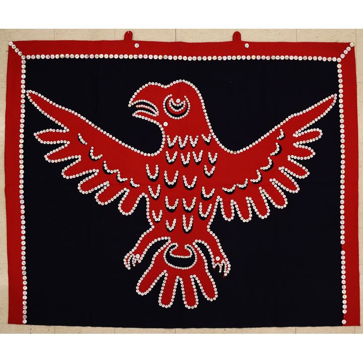 Haida or Tlingit Eagle Button Dance Blanket