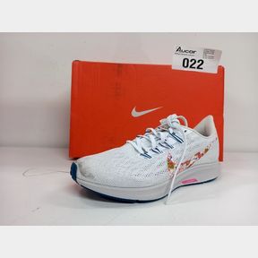 NIKE AIR ZOOM PEGASUS 36 FLR WOMENS - WHITE/HYPER PINK-VAST GREY-GREEN ABYS - UK 5