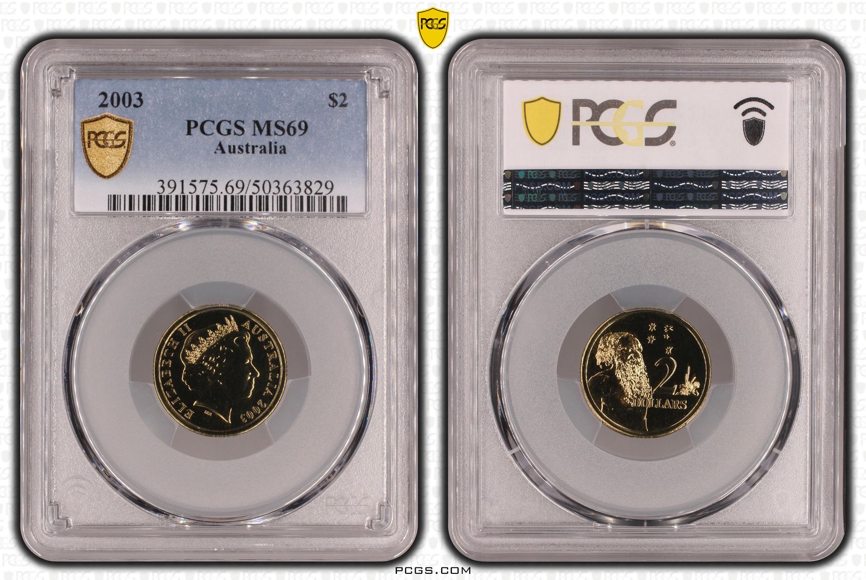 Two Dollar, 2003, PCGS MS69