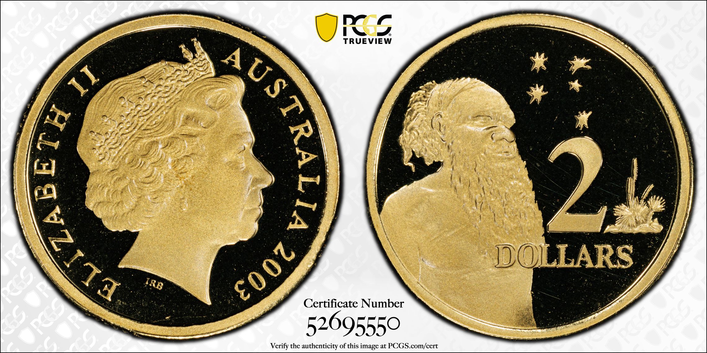 Two Dollar, 2003, PCGS PR69DCAM