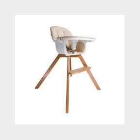 Earthlings Baby Feeding High Chair Adjustable Wood Legs - Beige | SJ 51499/9430 B8 (S3)