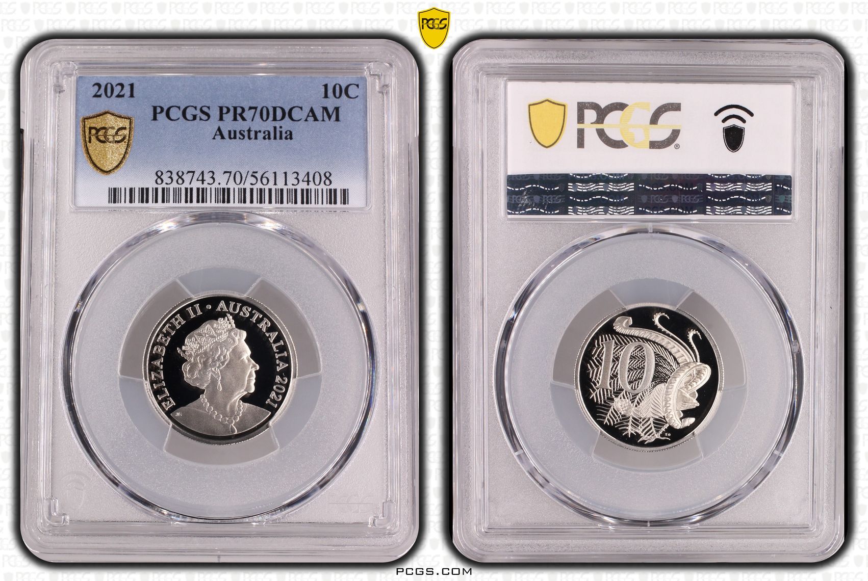 Ten Cent, 2021, PR70DCAM