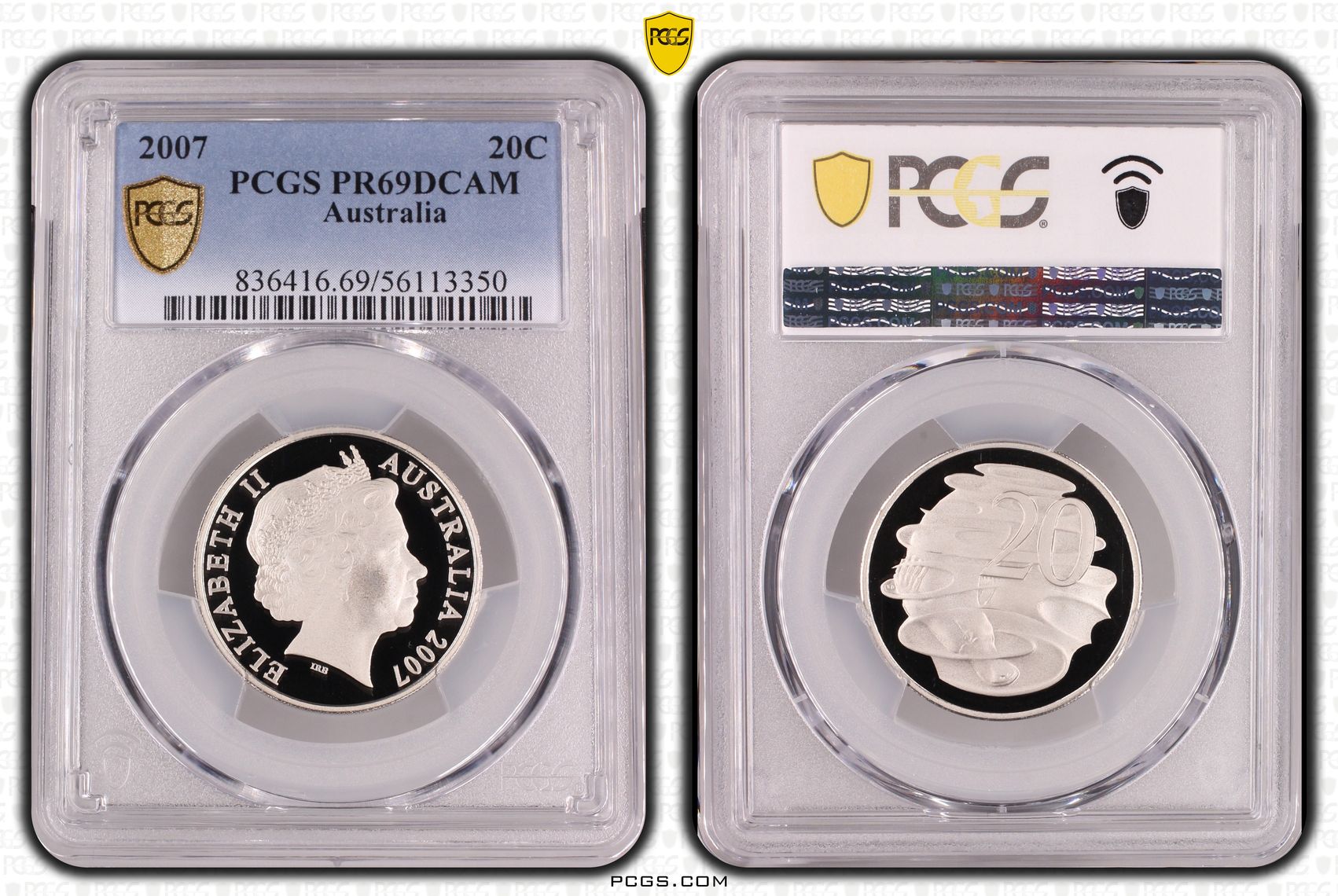 Twenty Cent, 2007, PR69DCAM