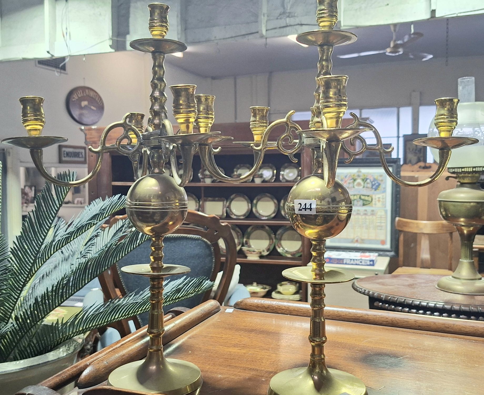 Brass Candelabras