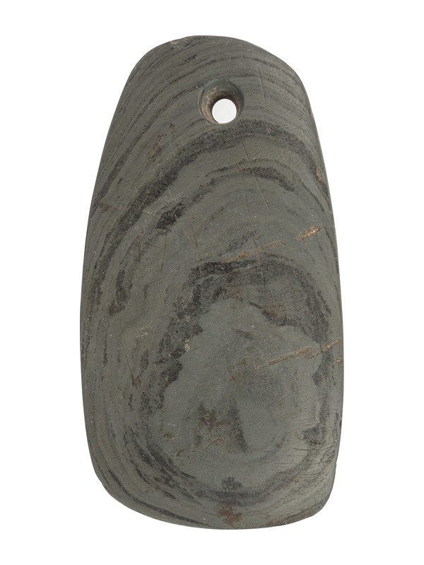 A Banded Slate Pendant