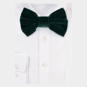 3 in 1 Oversized Bow Tie Velvet Tuxedo Set - Green - Bar 9902023911145 - 51748/19957 SN B2 (S7)