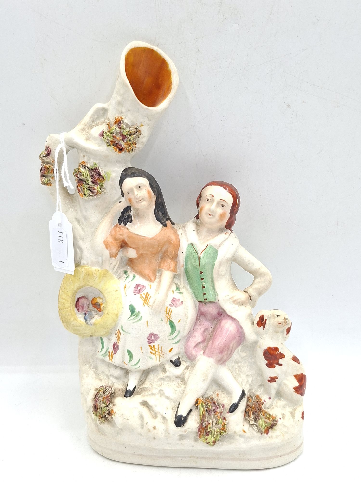Staffordshire Pottery Figural Group
