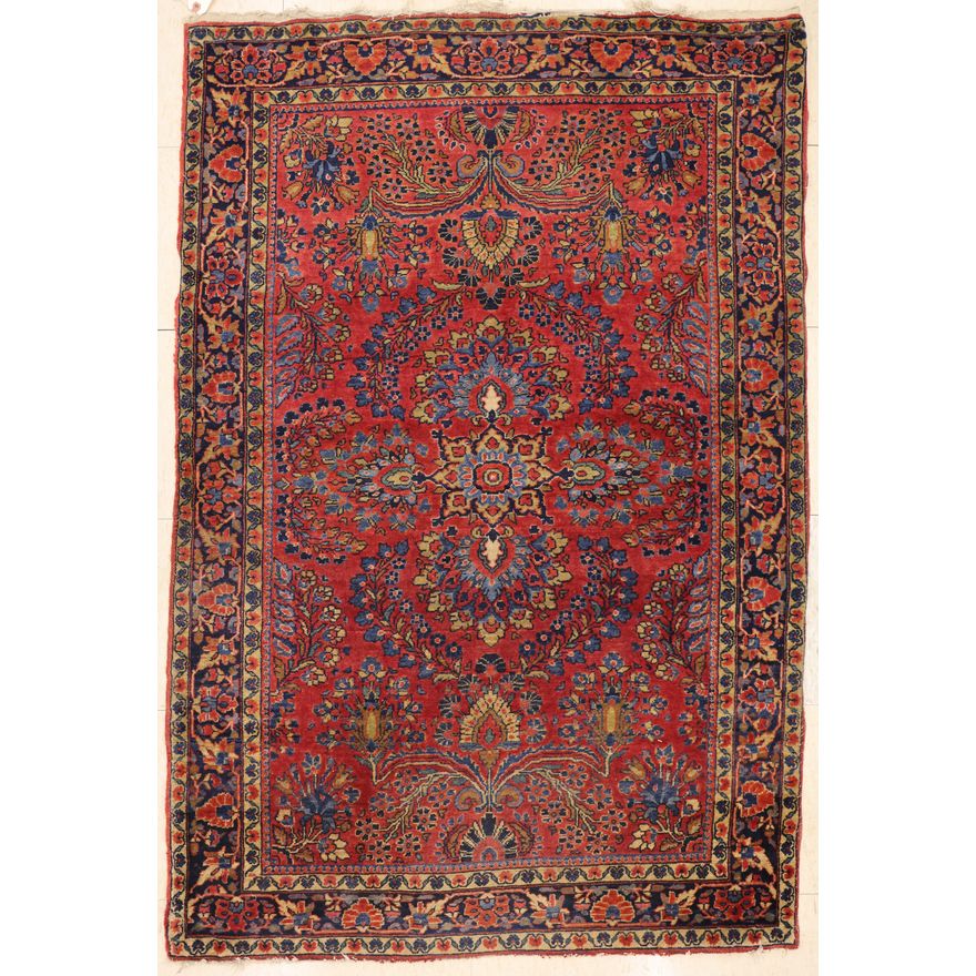 Semi Antique Persian Lillihan Oriental Rug