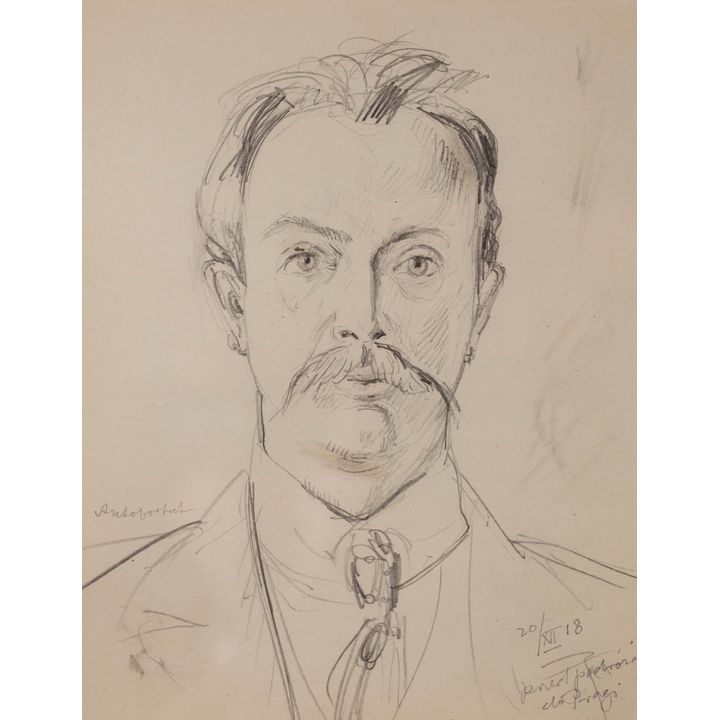Wlastimil Hofman | Autoportret, 1918 r.